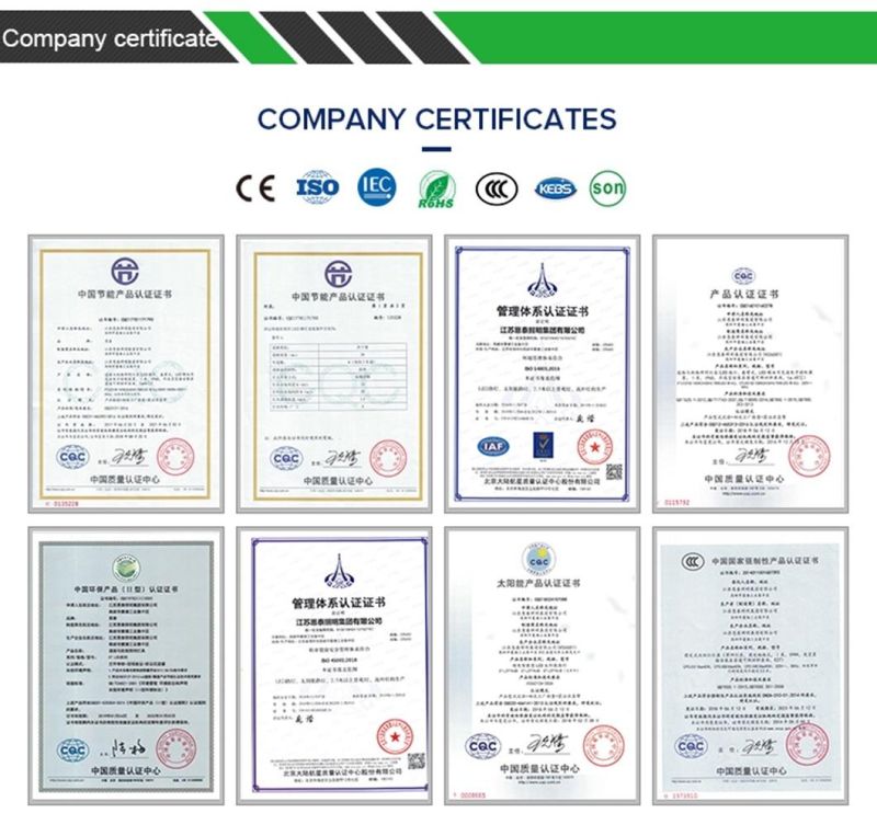 CE Approved 6 Et by Carton and Pallet LED All in One Solar Light