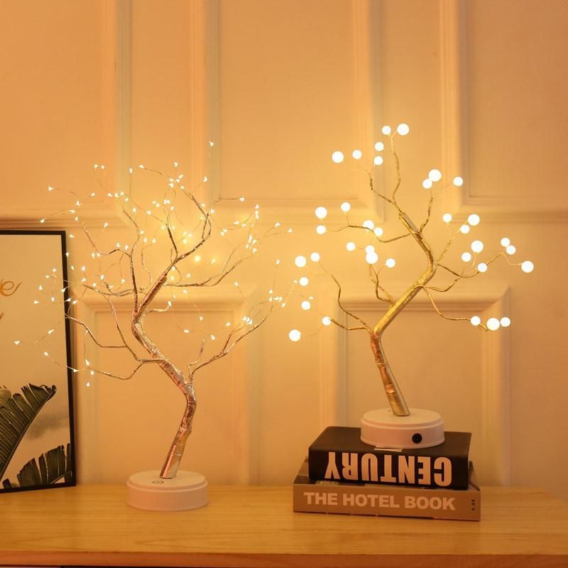 Sparkly 20" Tabletop LED Battery/USB Operated DIY Night Artificial Lamp Decoration Tree Light