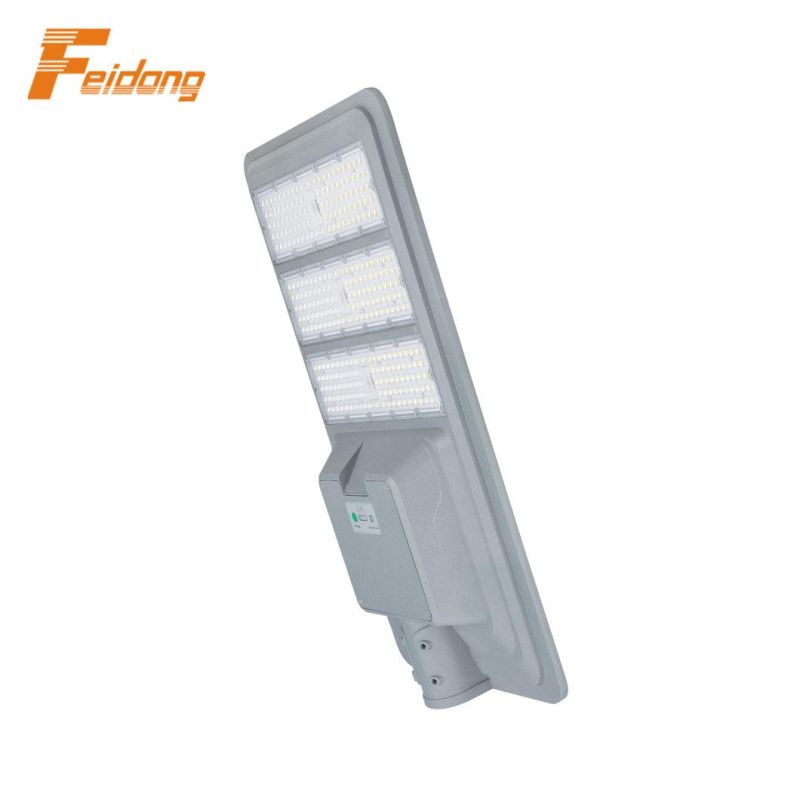 400W 3.2V40ah LFP Battery 6V45W Ploysilicon Solar Panel LED Street Lighting Outdoor Solar Power Aluminum Die Casting Housing LED Streetlight