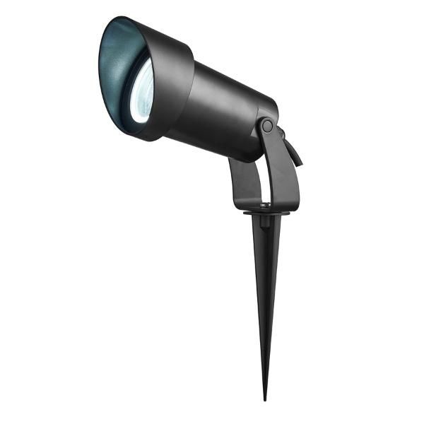 IP65 Outdoor Garden Ground Spike Light GU10 Socket in Grey