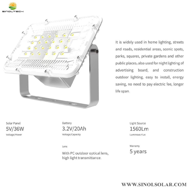 13W LED Solar Power Flood Light (SN-FL2.0)