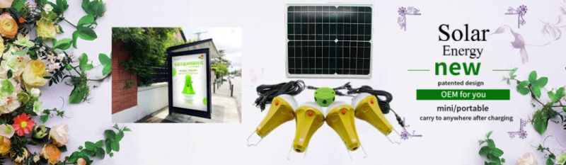 Home Portable Rechargeable Emergency Lamp Torch Bulb Light Flash Lights with Efficient Solar Panel for Camp