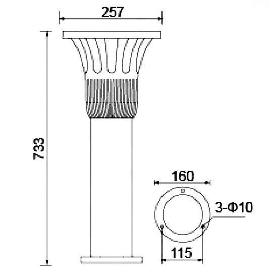 IP65 Outdoor LED Lawn Lighting New Style Hot Sale Chinese Supplier Best Solar Lawn Light