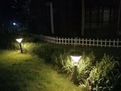 Outdoor Warm White Smart Solar LED Lamp Garden Lights