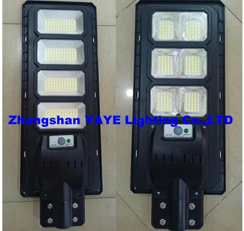 Yaye Hottest Sell 2022 High Brightness 200W Solar LED Road Street Wall Garden Lamp with 1000PCS Stock /Radar Sensor/Remote Controller (YAYE- 22SLSL200WD)