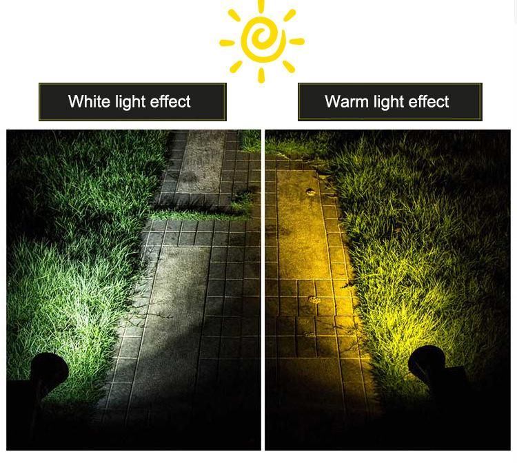 LED Solar Spotlight Lawn Light Outdoor Waterproof Garden Lighting