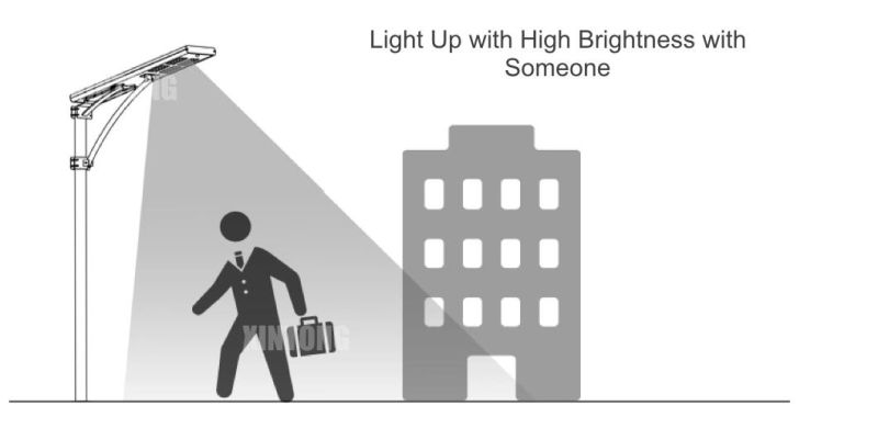 20W Integrated LED Street Light with Grade a Solar Panel