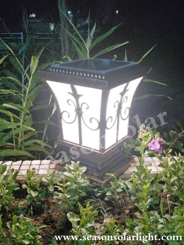 Factory Lighting Solar Lamp 5W Solar Pillar Lamp with LED Lighting Lamp