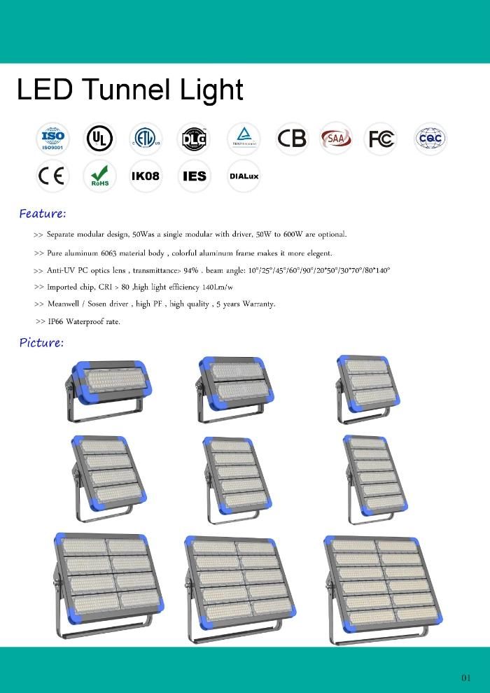 Distributor High Power 400W LED Flood Light for Outdoor Lighting