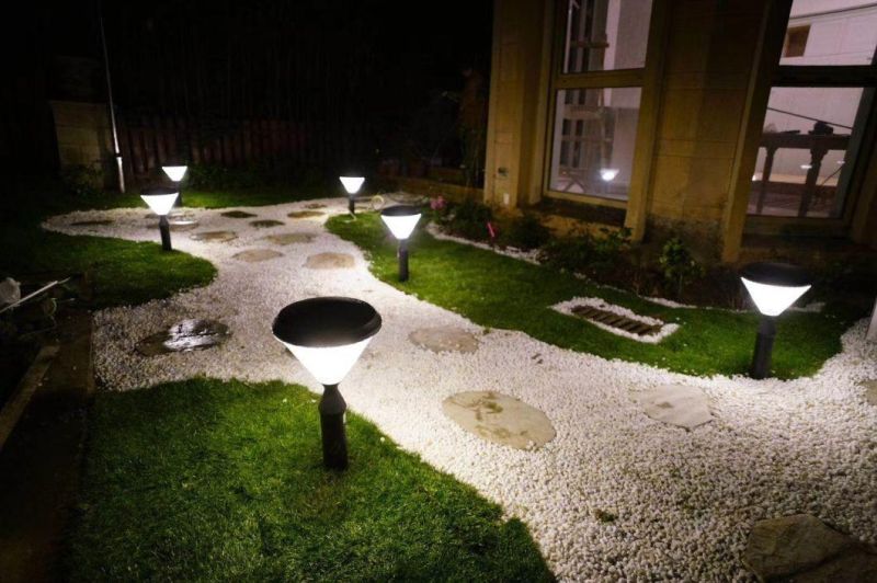 Outdoor Warm White Smart Solar LED Lamp Garden Lights