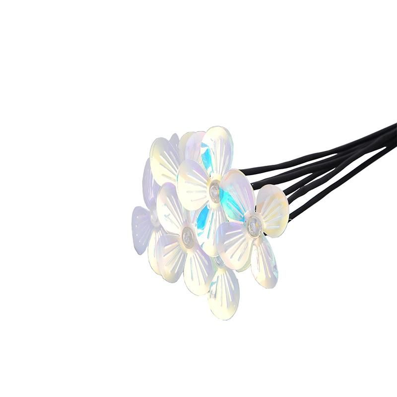 Waterproof Seven-Colors Flowers Light Solar Decoration Courtyard Light