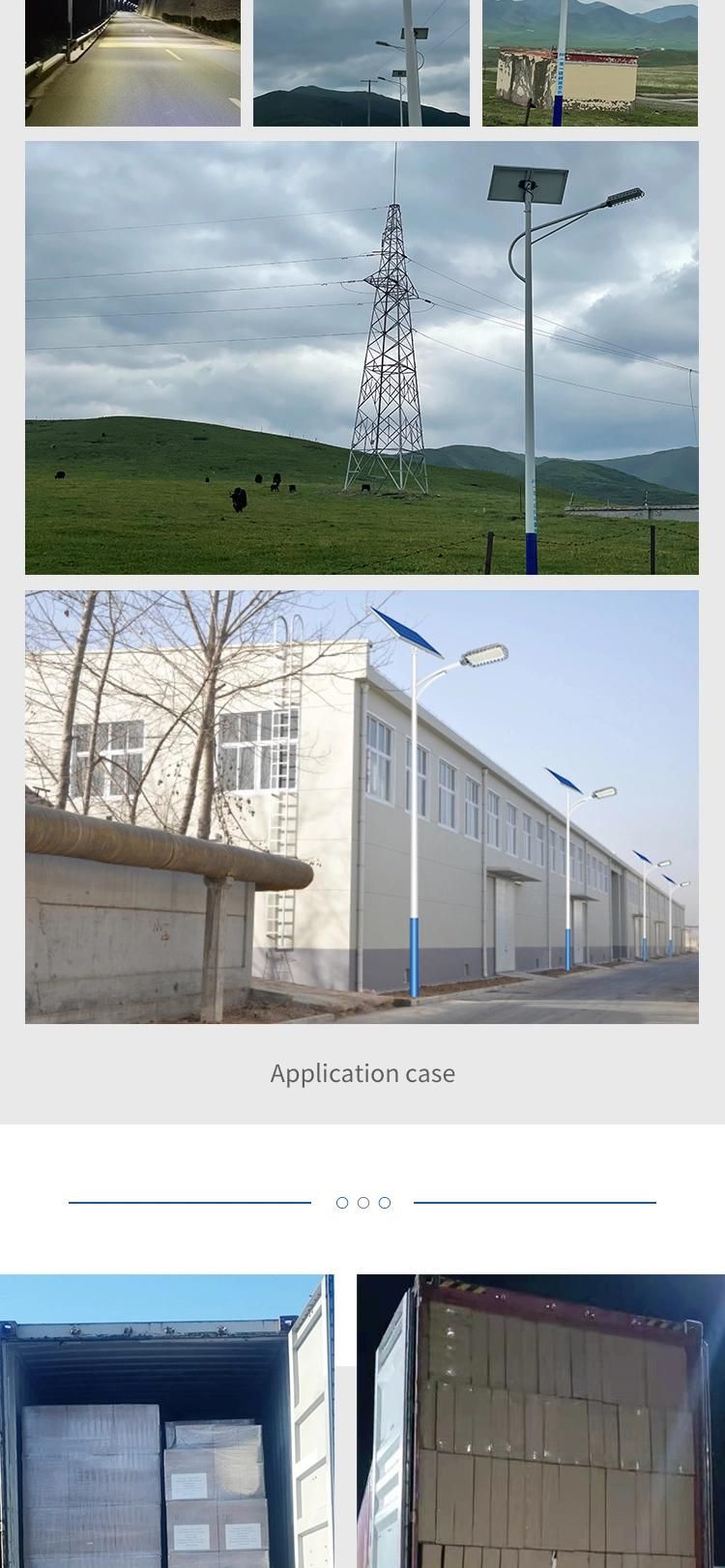 Solar Street Light 56W Industrial Outdoor Road with Lamp Post