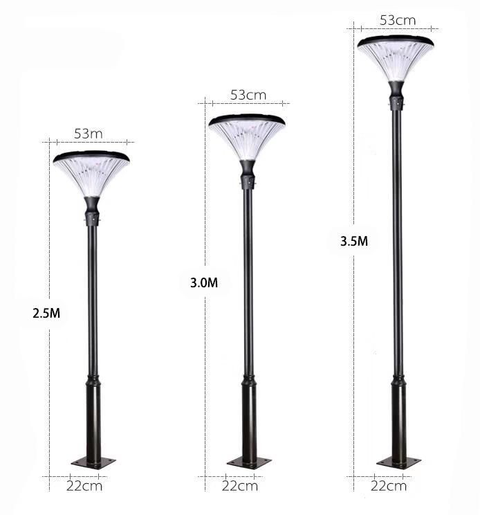 30W Wholesale Warm White Outdoor Garden Solar Powered LED Yard Garden Light