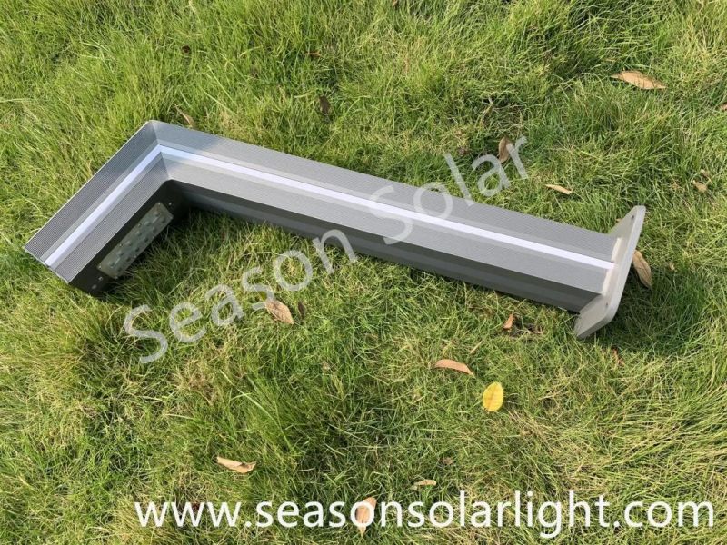 Outdoor Hotel Garden Lights Waterproof Lawn Lamp 6W LED Bollard Light with Solar Panel & LED Light