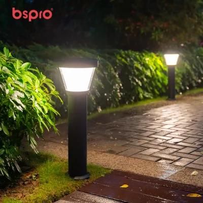 Bspro High Quality Hot Selling Lights Outdoor Waterproof Lawn Lamp Aluminum LED Solar Garden Light