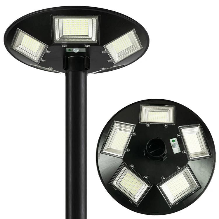 Split Round UFO COB Solar Street Light Pole Solar LED 300W