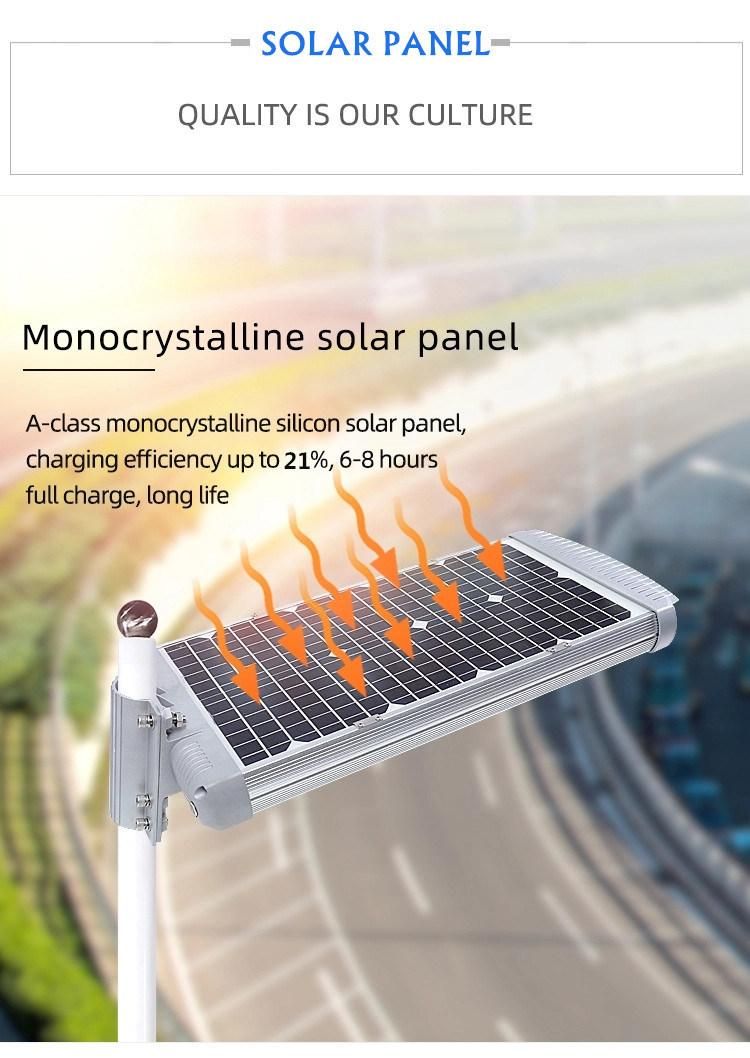 20W Outdoor All in One Integrated Solar Road LED Street Lighting