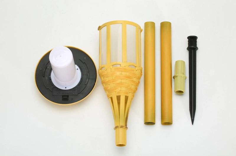 Solar Torch Light with Dancing Flame Garden Lamp