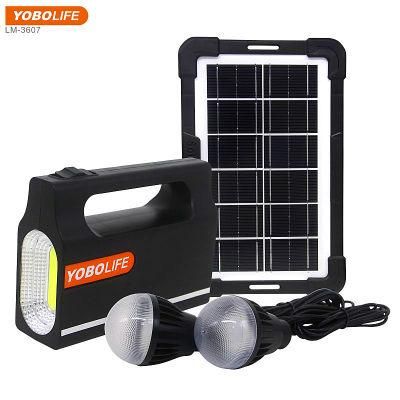 Yobolife Solar Light with 3 LED Bulbs