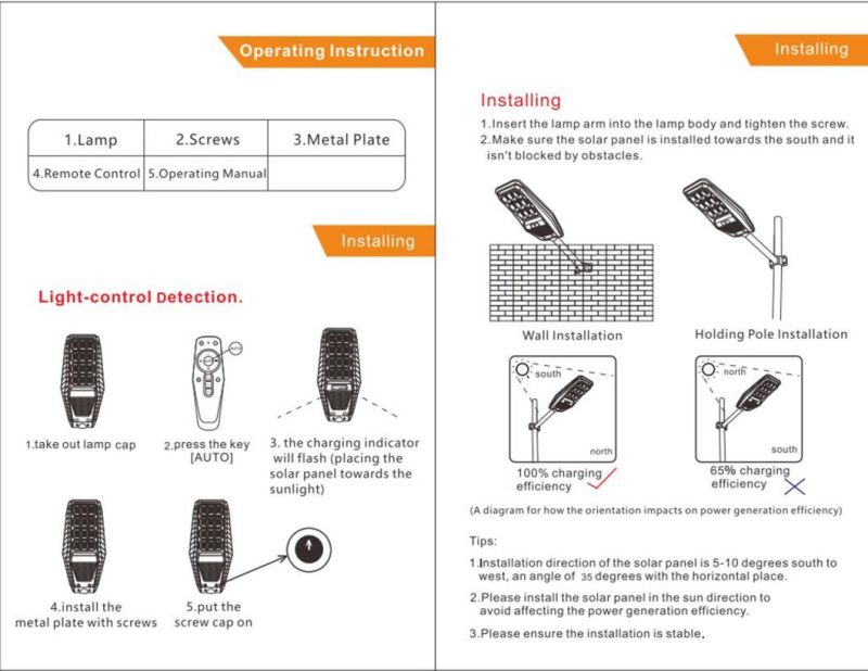 China Factory Price 2 Years Warranty IP65 Outdoor All in One Solar Street Light Garden Lighting