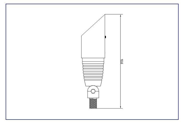 ETL Certified Brass Constriction New Low Voltage Lt2105 Spot Light with Free Stake for Outdoor Landscape Garden Lighting