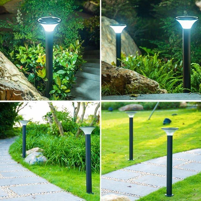 Outdoor IP65 Wireless Post Top Pillar Solar LED Garden Light