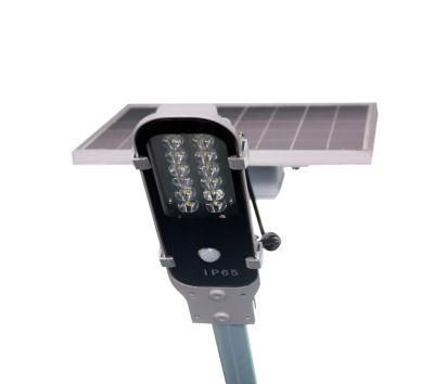 Aluminium Alloy Outdoor Motion Sensor Home Garden Lamp 12W LED Solar Powered Solar Street Light