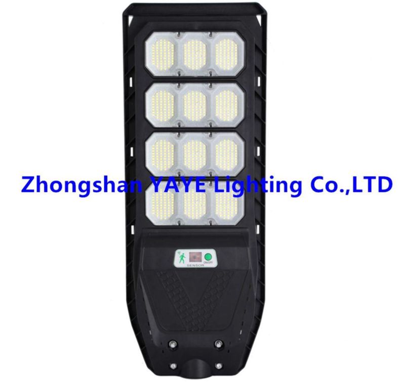 Yaye 2022 Hot Sell Factory Price 400W Outdoor All in One Solar LED Road Street Lamp with IP67/1000PCS Stock/ Remote Controller/Motion Sensor