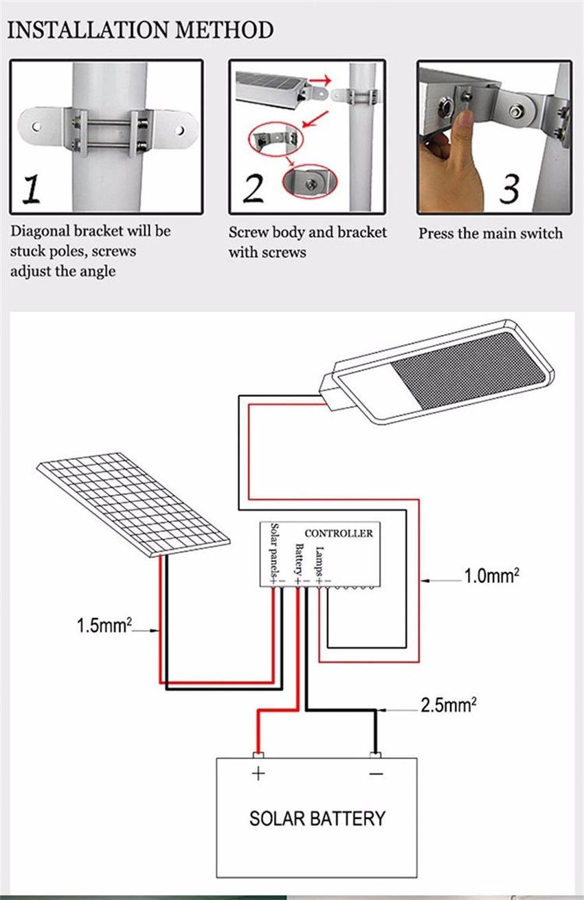 RoHS Certified 40W High-Brightness Integrated Solar LED Street Light