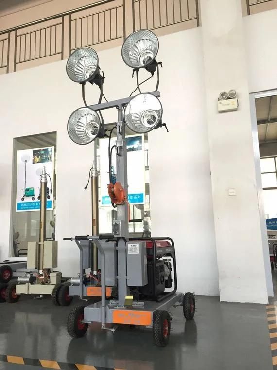 Portable Remote Control Mobile Halogen Lamp Light Tower