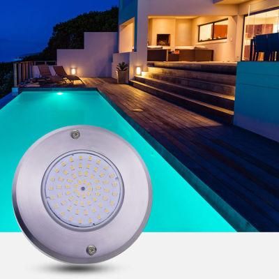 110mm 4.3 Inch DC 12V 6W Ultra-Thin Underwater Swimming LED Pool Lights Fixture for Inground Pool