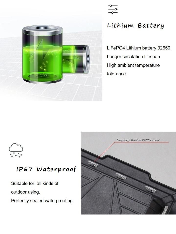 New Product Energy Saving IP67 Waterproof 100W 200W 300W 400W Solar Flood Lights with Camera