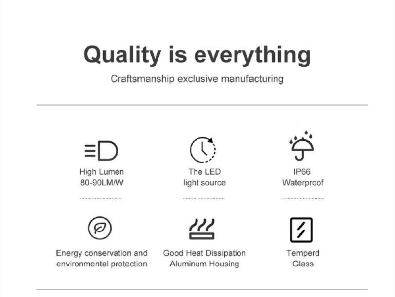 Outdoor Waterproof IP66 50W 100W 150W 200W LED Street Light