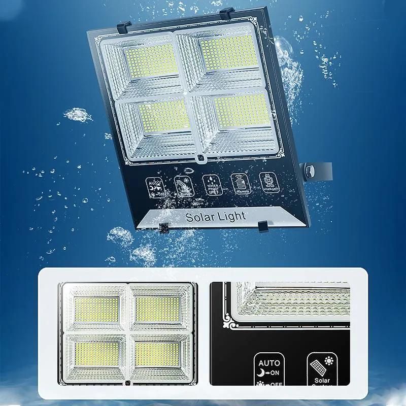 High Power Outdoor LED Flood Light Factory LED Decoration Light Solar Energy Ceiling Light Solar Floodlight with Remote Control Sensor IP65 Solar Flood Light