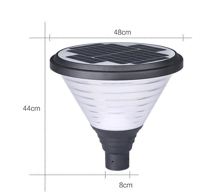 3000K 6000K Warm and Cold White Bigger Size Waterproof IP65 Garden Park Pathway Solar Light