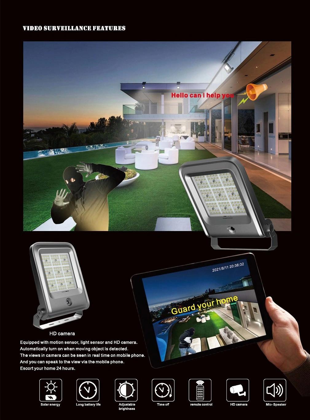 New Flood Light LED Outdoor Waterproof Induction Home Garden Wall Lamp Wholesale LED Solar Light