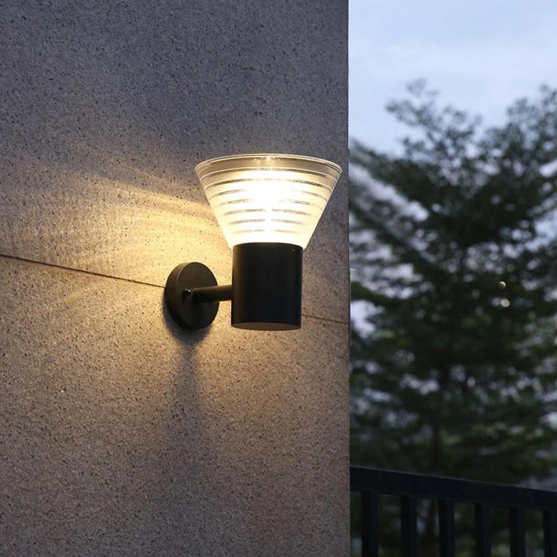 Set Outdoor Light Fixture Solar Wall Lights for Garden