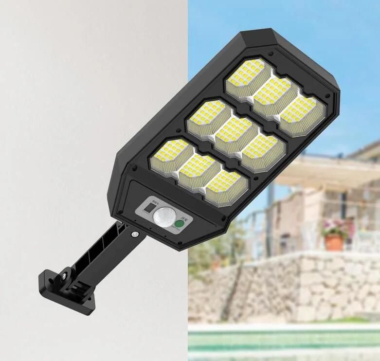 Motion Sensor Outdoor Light Waterproof Garden Yard Lawn Flood Street Mount 279LEDs ABS Solar Wall Lamp