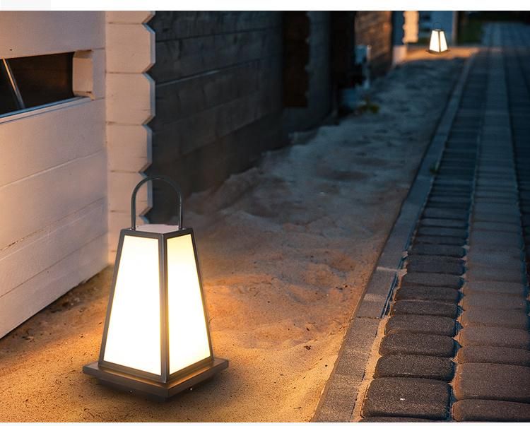 Vintage LED Pillar Light Outdoor Japanese Decorative Waterproof Garden Yard Park Pathway Gate Door Villa Hotel Post Alloy Lamp