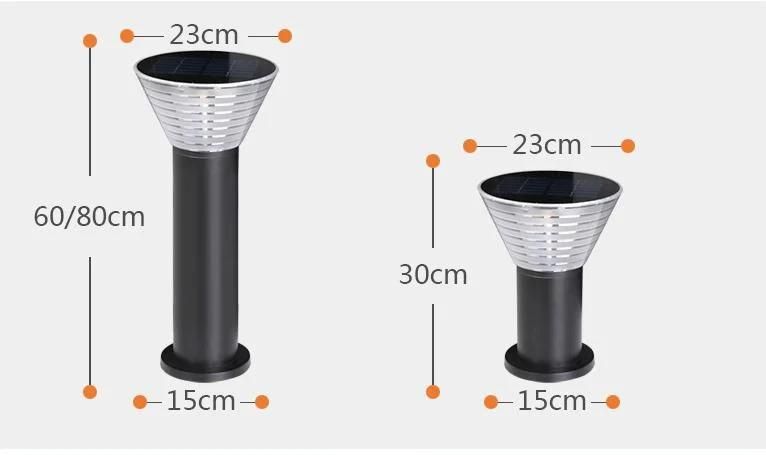 Manufacture Project LED 3W IP65 Outdoor Garden Wall Fence Landscape Garden Lights Solar Power Light