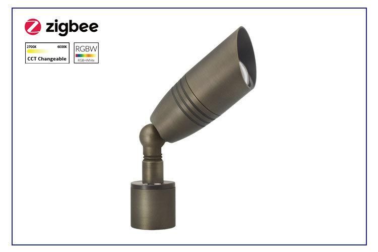 ETL Certified - RGBW Toya APP Controlled - Lt2505b Brass Spot Light for Outdoor Landscape Lighting