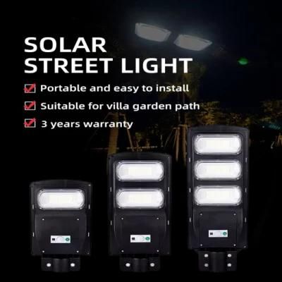 China Wholesale Outdoor Waterproof 3 Mode with Remote Control All in One COB 15W 20W 40W 80W 120W Solar LED Street Light for St