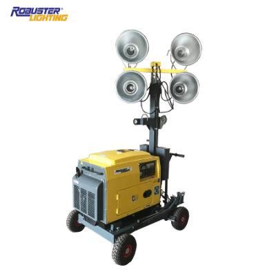 5kw Mobile lighting Tower Generator Portable Emergency Light Tower