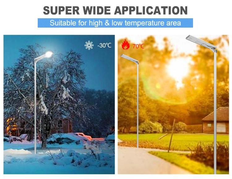 Home Outdoor Lighting 40W Brightness LED Solar Street Light