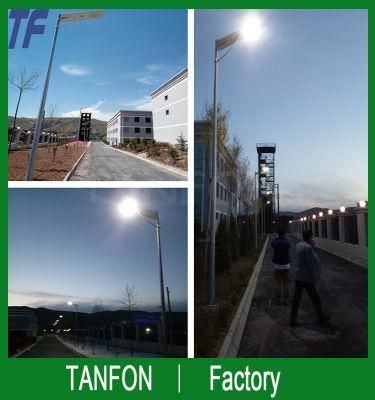 China Supplier CE RoHS LVD Solar Street Light with 60W LED Power