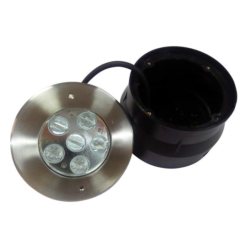 High Quality DC12V 24V 6*1W Single Color Pool LED Lights Underwater