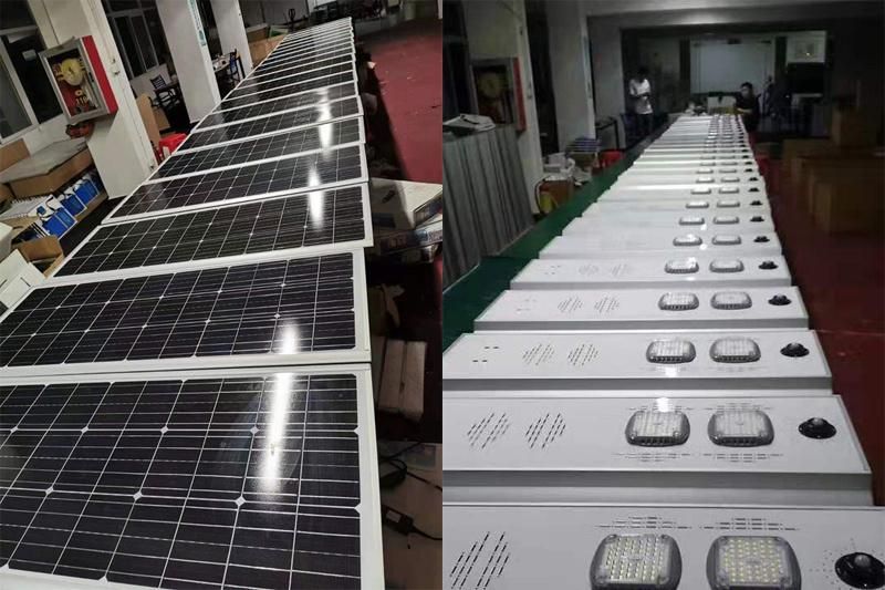 100 Watts Outdoor Weatherproof Integrated Solar Street Lamp All in One