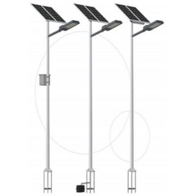 8m Pole Mounted 60W Split Panel Type High Lumen Commercial Solar Street Light