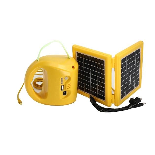 Solar Panel Power Hot Sale AC Adaptor/Charging Mobile Phone Solar Home Lighting Solar Light Lantern Lamp