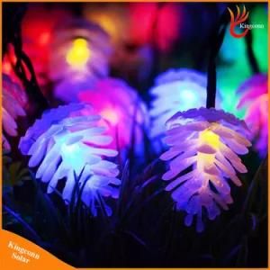 20 LED Pine Cone Solar String Lights for Wedding Decoration